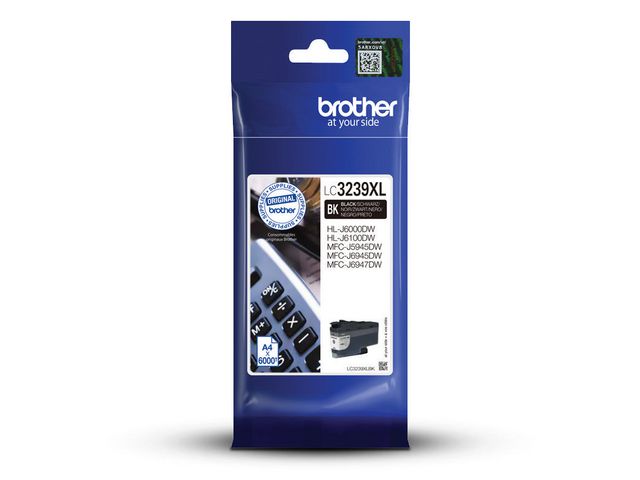 Brother Bläckpatron LC3239XLBK Svart, st