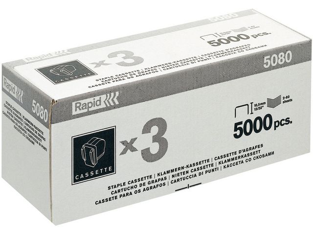 Rapid Häftklammer 5080, fp om 3 fp