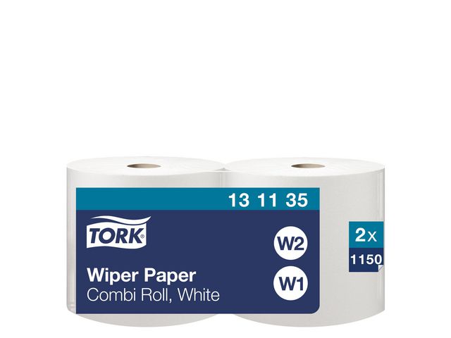 Tork Industritorkrulle Advanced W1/2 vit, st