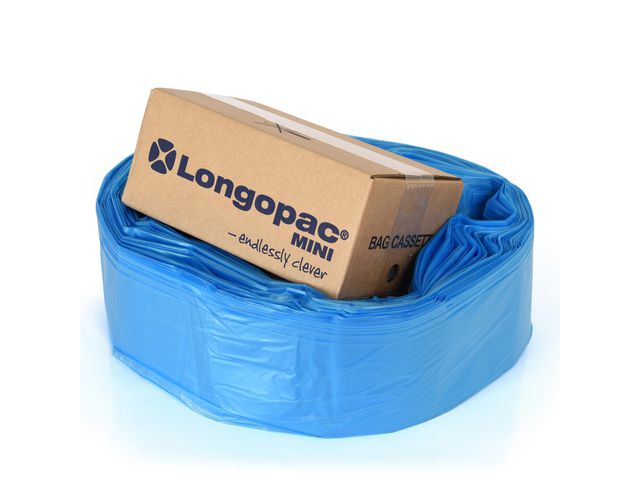 LONGOPAC Kassett Mini Standard 60m blå, rulle om 60 m