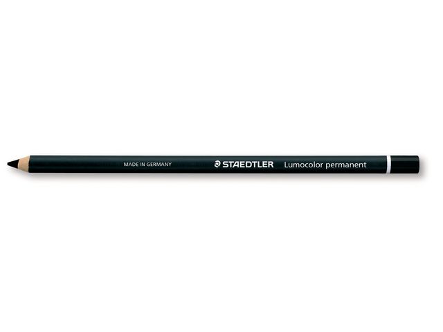 STAEDTLER Lumocolor Suddbar märkpenna Lumocolor® Glasochrom svart, st