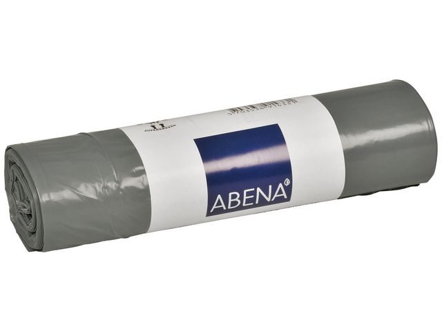 ABENA Papperskorgspåse LLD 40L 35my grå, rulle om 10 st