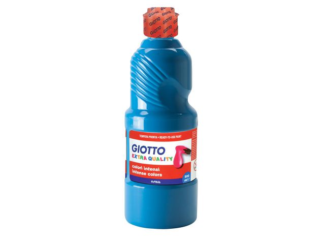 GIOTTO Färg Extra Quality 500ml klarblå, flaska om 500 ml