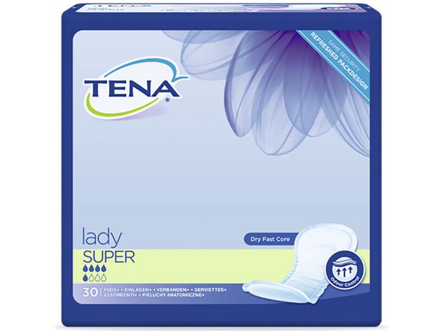 Tena Inkoskydd Lady Super 30/FP, fp om 30 st