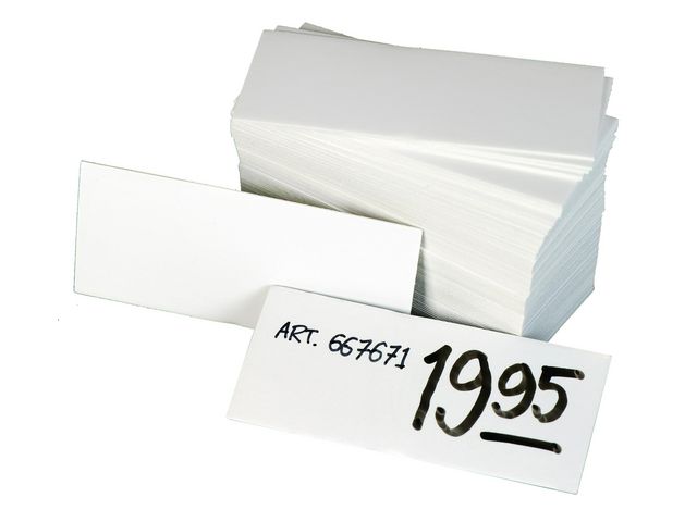 Boxon Hyllkantsetikett 87x37mm, st