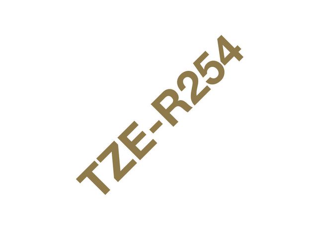 Brother Tape TZERE54 24mm guld på rosa, st