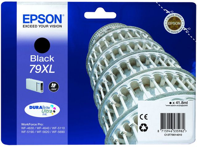 Epson Bläckpatron 79XL, svart, st