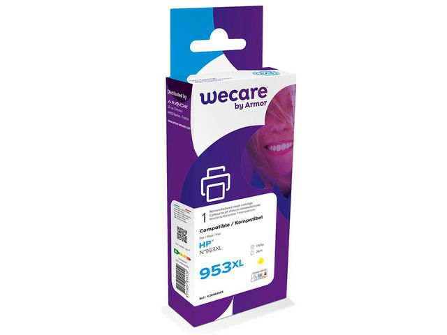 Wecare Bläckpatron 953XL gul, st
