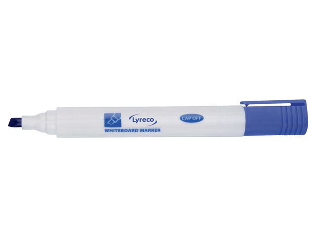 Lyreco Whiteboardpenna drywipe sned blå, st