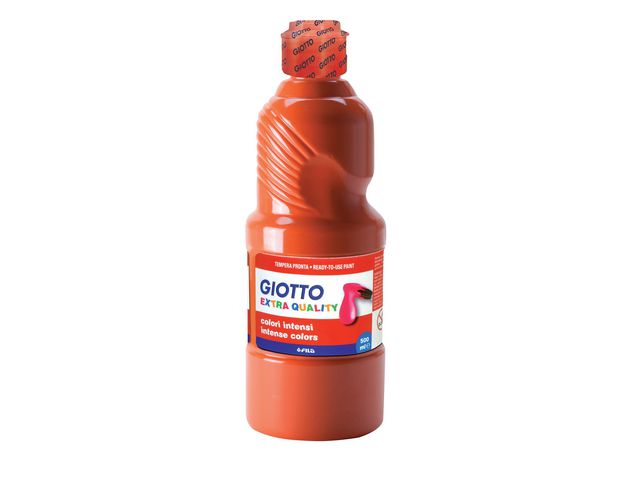 GIOTTO Färg Extra Quality 500ml klarröd, flaska om 500 ml