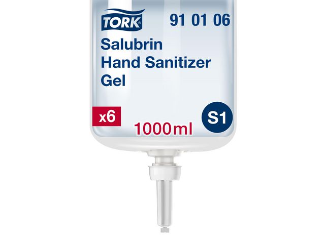Tork Handdesinfektion Salubrin Gel 1l, flaska om 1000 ml