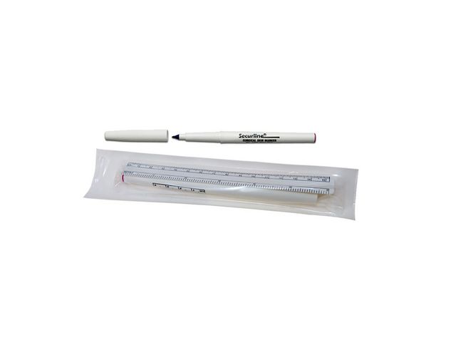 Hudmarkeringspenna Secureline, fp om 10 st
