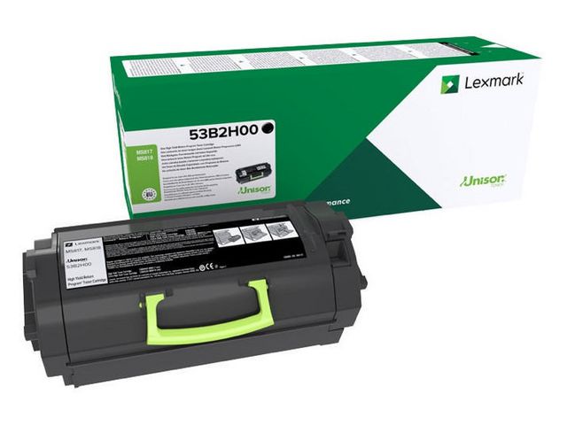 Lexmark Toner 53B2H00 Svart, st
