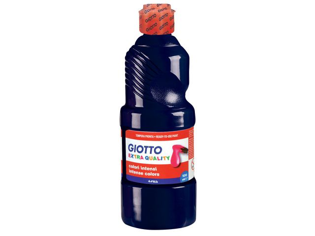 GIOTTO Färg Extra Quality 500ml svart, flaska om 500 ml