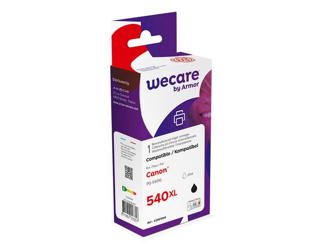 Wecare Bläckstrålepatron, Canon PG-540XL, svart, st