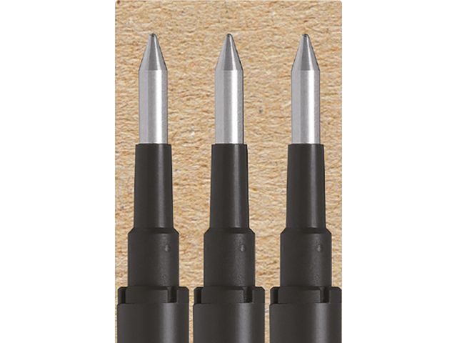 Pilot Refill Frixion 0,7mm svart 3/FP, fp om 3 st