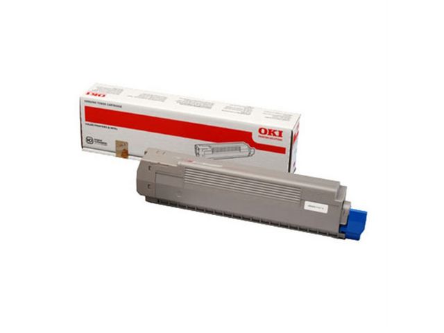 OKI Toner, mikrofin, högupplöst, magenta, singelförpackning, 44643002, st