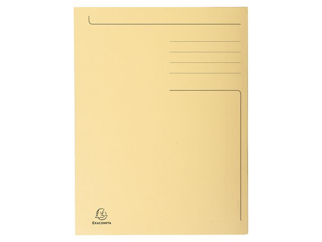 Exacompta Mapp  3-kl 250g A4 beige, st
