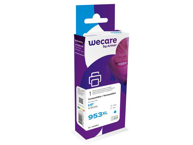 Wecare Bläckpatron 953XL cyan, st