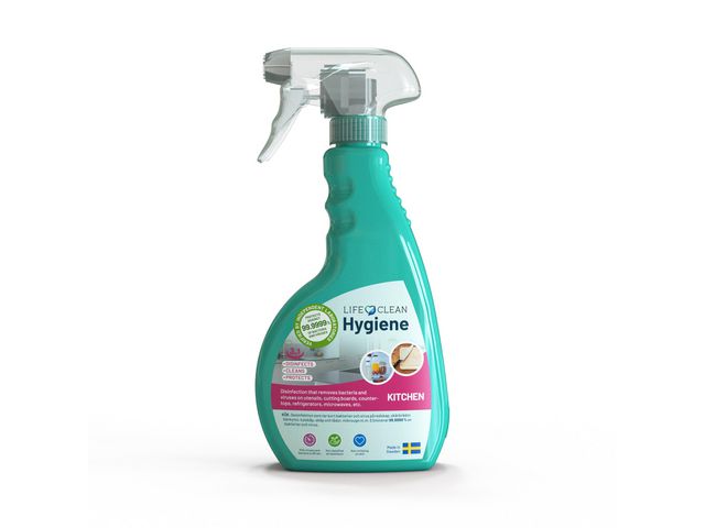 LIFECLEAN Ytdesinfektion Kitchen 450ml, flaska om 450 ml