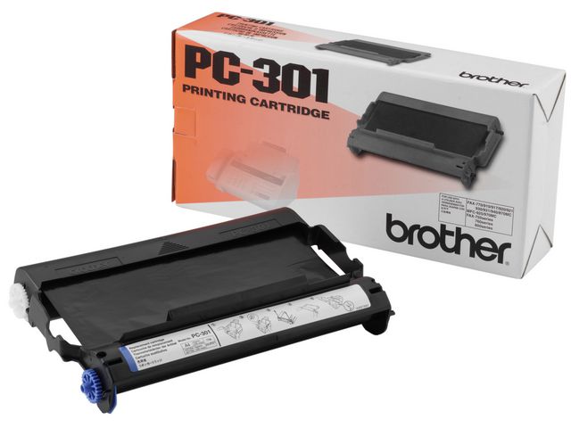 Brother PC-301 Fax, bläckpatron, svart, st