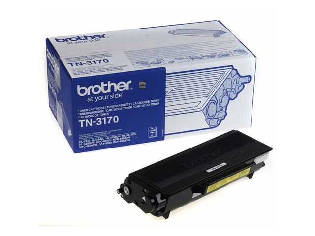 Brother Toner, TN-3170, svart, singelförpackning, st