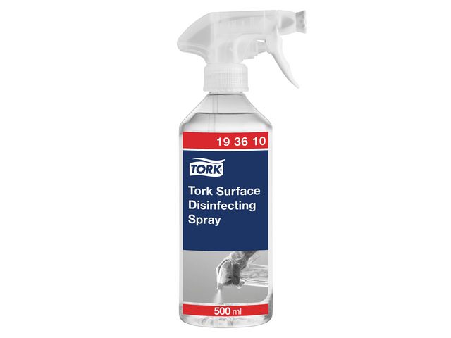 Tork Ytdesinfektion spray alkoholfri 500ml, flaska om 500 ml