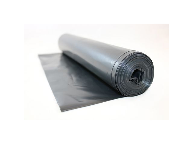 Plastsäck LLD 160L 70my svart, rulle om 10 st
