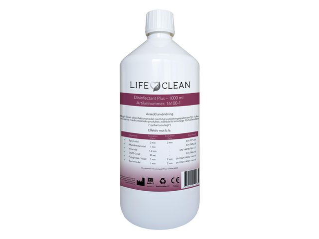 LIFECLEAN Ytdesinfektion Plus 1L, flaska om 1 l