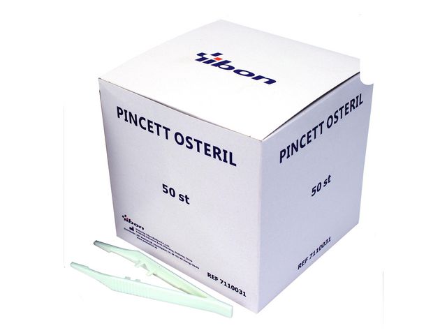 yibon Pincett plast osteril vit, fp om 50 st