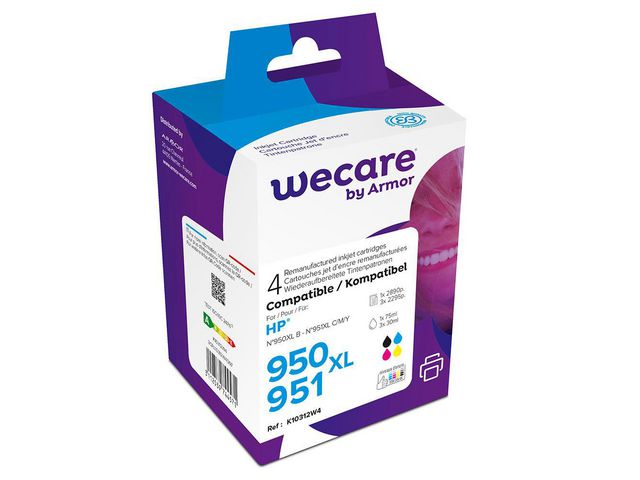 Wecare Bläckpatron 950XL/951XL BKCMY, st