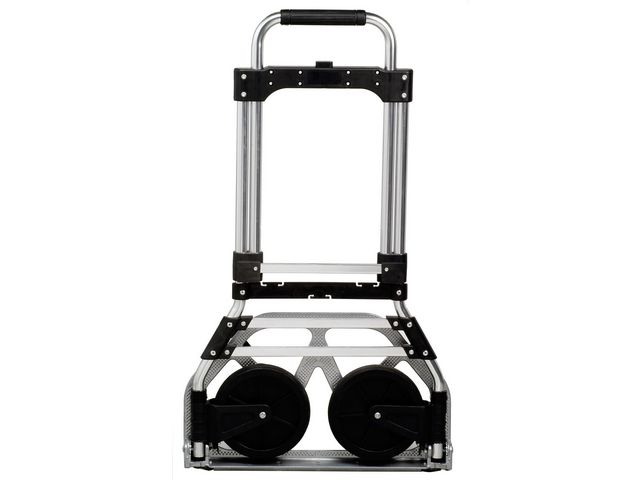 Twinco Säcktruck, hopfällbar, aluminium, 2 hjul, 103 x 48 x 44 cm, silver och svart, st
