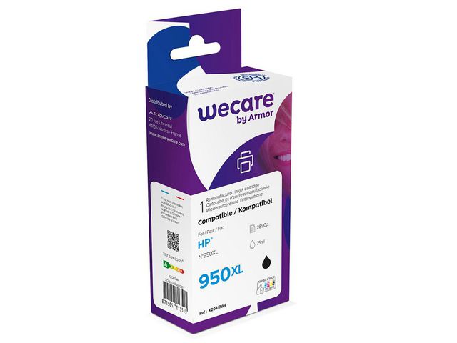 Wecare Bläckpatron 950XL svart, st