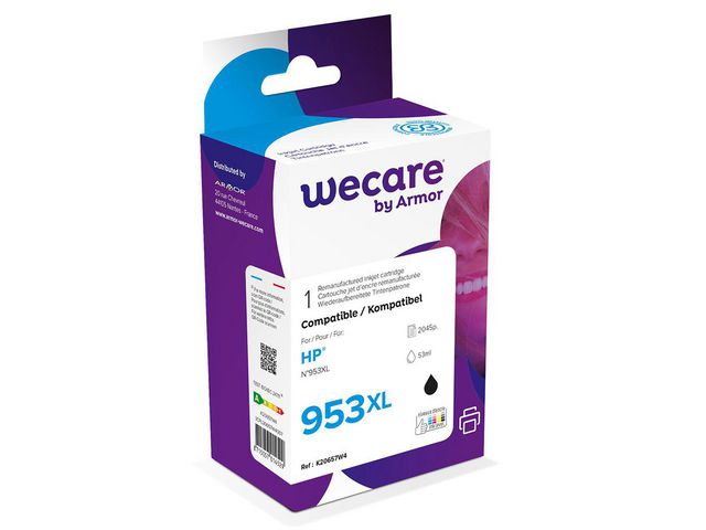 Wecare Bläckpatron 953XL svart, st