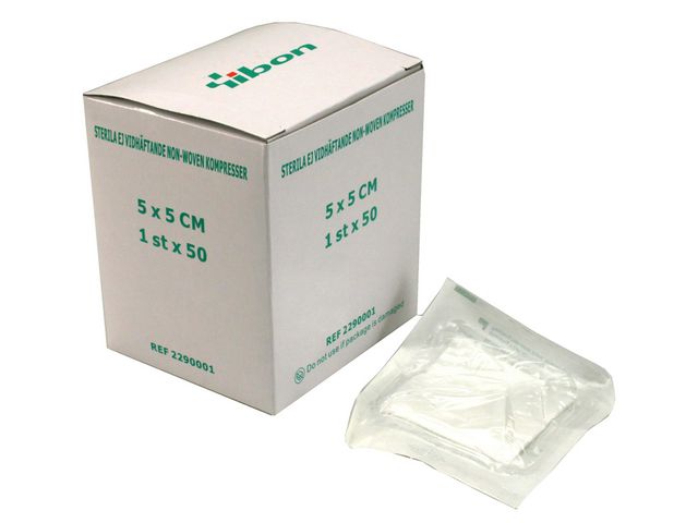 yibon Kompress NW Steril 5x5cm, fp om 50 st