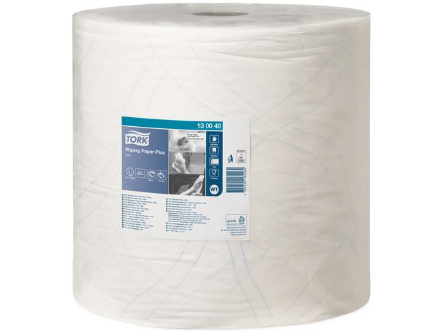 Tork Industritorkrulle Premium W1 vit, st