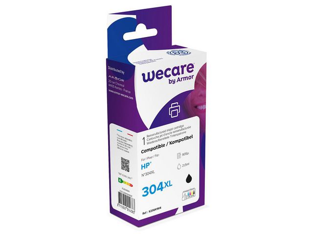 Wecare Bläckpatron 304XL svart, st
