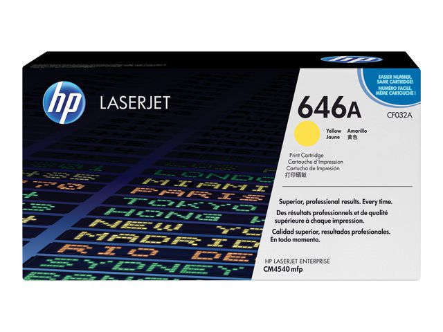 HP Toner CF032A 646A 12,5K Gul, st
