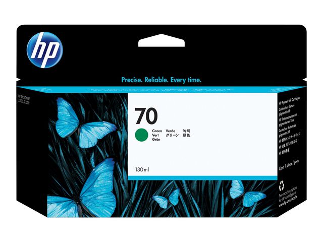 HP Bläckpatron C9457A 70 Grön, st