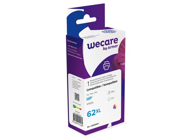 Wecare Bläckpatron 62XL färg, st