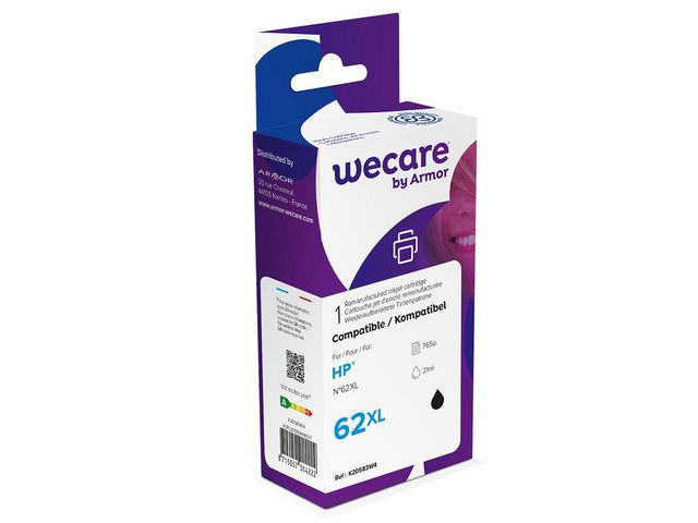 Wecare Bläckpatron 62XL svart, st