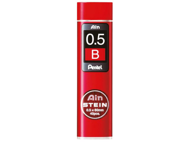 Pentel Reservstift B 0,5mm, tub 40 st