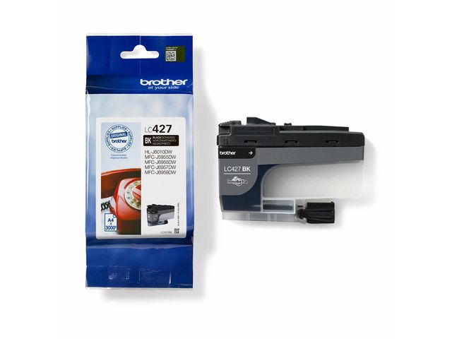 Brother Bläckpatron LC427BK 3K svart, st