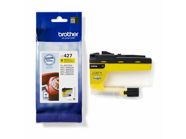 Brother Bläckpatron LC427Y 1,5K gul, st