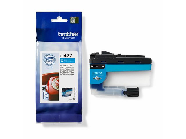 Brother Bläckpatron LC427C 1,5K cyan, st