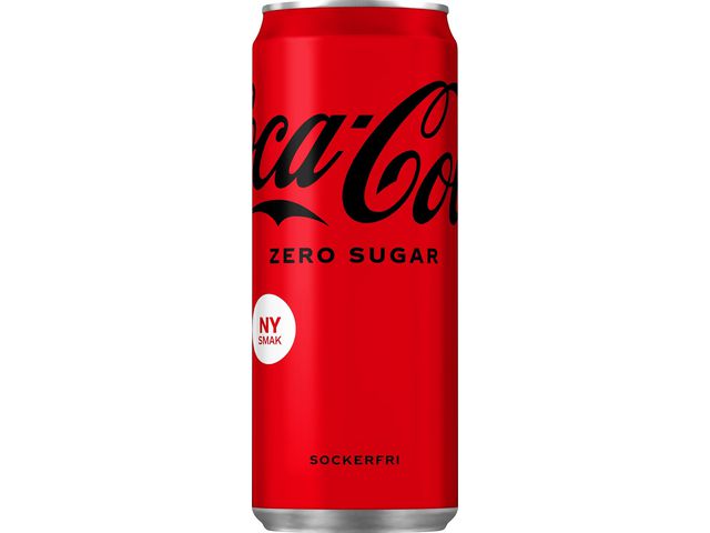 Coca-Cola Dricka ZERO Burk 33 cl, burk 33 cl