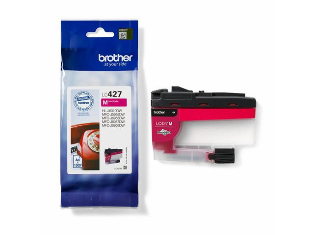Brother Bläckpatron LC427M 1,5K magenta, st
