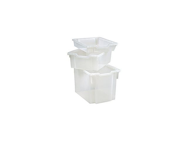 Förvaringsback jumbo transparent, st