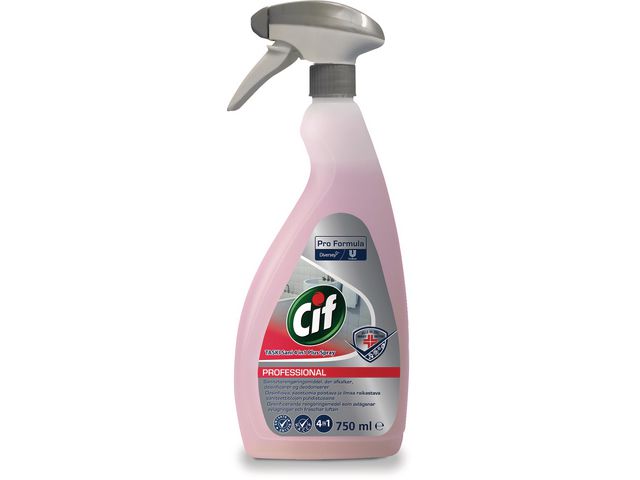 Cif WC-rent Pro Formula 4in1 spray 750ml, flaska om 750 ml