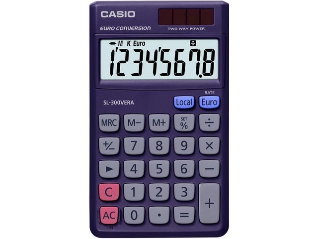 Casio Miniräknare SL-300VERA, st